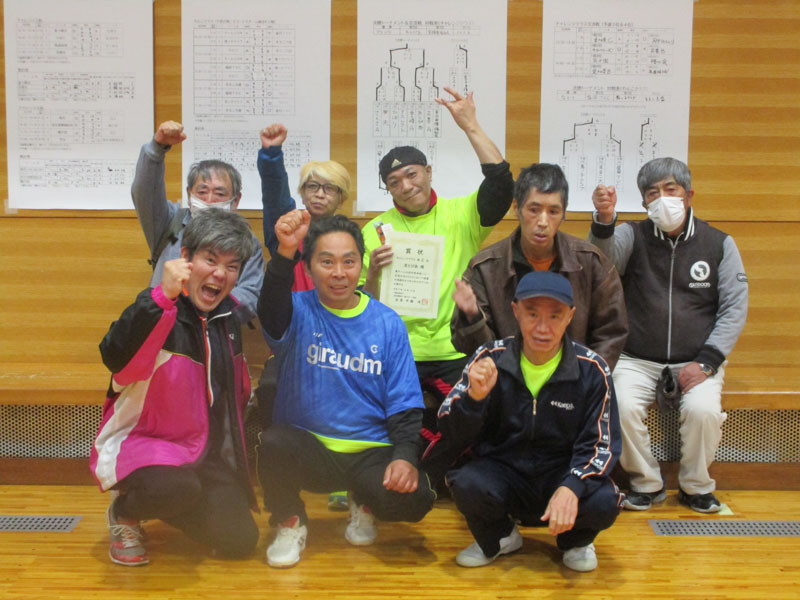 10月　岩手県卓球バレー大会で準優勝！